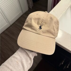 Vintage Ralph Lauren Beige Baseball Hat
